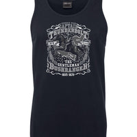 Captain Thunderbolt Gentleman Bushranger Mens Singlet (Navy)