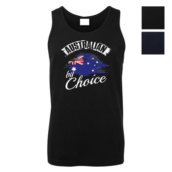 Australian By Choice Mens Citizenship Singlet (Colour Choices)
