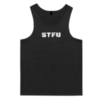 STFU Mens Singlet (Black) - 10XL