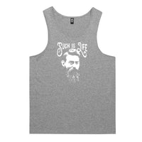 Ned Kelly Such is Life Portrait Mens Singlet (Marle Grey) - 10XL