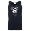 Ned Kelly Such is Life Portrait Mens Singlet (Navy)