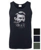 Ned Kelly Such Is Life Portrait Men's Singlet (Colour Choices, Silver & White Print)