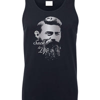 Ned Kelly Such Is Life Portrait Men's Singlet (Navy)