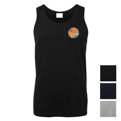 Retro Northern Beaches Left Chest Logo Mens Singlet (Colour Choices)