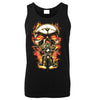 Biker Skull Mens Singlet (Black)