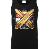 Surf Paradise Mens Singlet (Black)