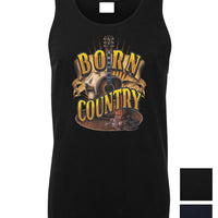 Born Country Mens Singlet (Colour Choices)
