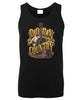 Born Country Mens Singlet (Black)