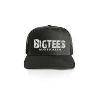 BigTees Australia Logo Trucker Hat (Coal, Black Mesh)