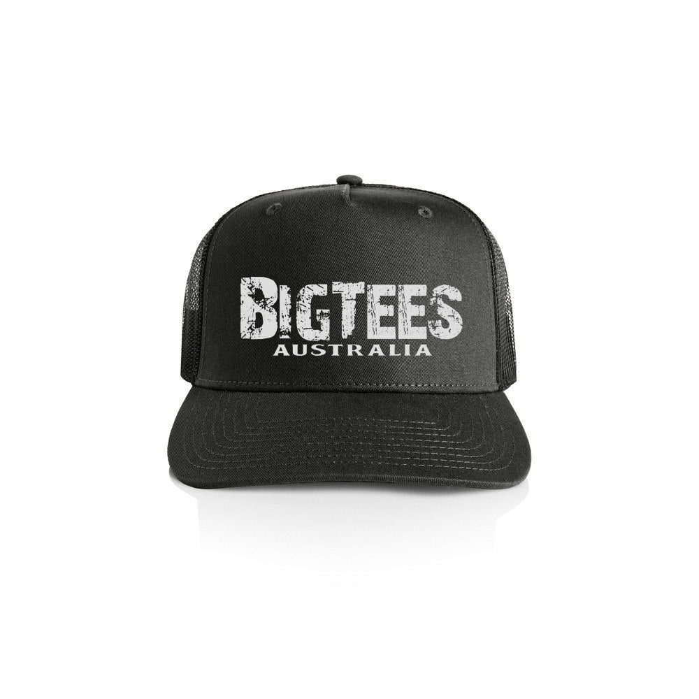 BigTees Australia Logo Trucker Hat (Coal, Black Mesh)