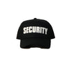 Security Logo Baseball Cap (Black) - Photo Showing Actual Print