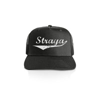 Straya Logo Trucker Hat (Coal, Black Mesh)