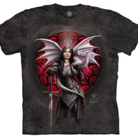Valour - Dragon Warrior Woman Adults T-Shirt
