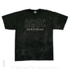 ACDC Back in Black Tie Dye T-Shirt - Large