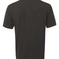 Black Polo Shirt - Big Men's Size (Back View)