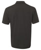 Black Polo Shirt - Big Men's Size (Back View)