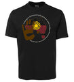 Acknowledgement of Country Aboriginal Flag T-Shirt (Black, Regular & Big Sizes)