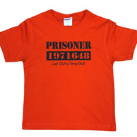 Childrens Prisoner Just Outta Time Out T-Shirt (Orange)