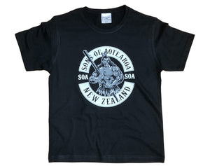 Childrens Sons of Aotearoa T-Shirt (Black)