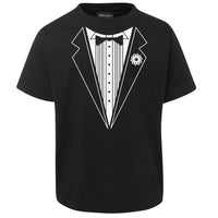 Childrens Tuxedo T-Shirt (Black)