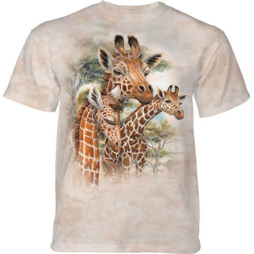 Giraffes Tie Dye T-Shirt - Label U.S 4XL (Fits AUST 4XL)