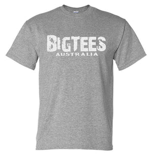 BigTees Australia Logo T-Shirt (Marle Grey, Regular and Big Sizes)