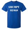 Grumpy Old Man T-Shirt (Royal Blue, Regular and Big Sizes)
