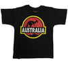 Childrens Roo Park Australia T-Shirt (Black)