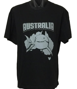 Great White Shark T-Shirt (Black, Regular and Big Sizes)