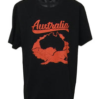 Australian Goanna T-Shirt (Black, Regular and Big Sizes)