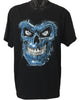Blue Terminator Skull T-Shirt (Black) - Size 3XL