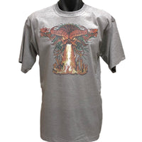 Demolition T-Shirt (Marle Grey, Regular and Big Sizes)