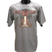 Demolition T-Shirt (Marle Grey, Regular and Big Sizes)