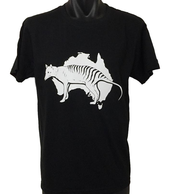 Tasmanian Tiger T-Shirt (Black, Regular and Big Sizes)