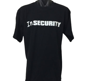 InSECURITY T-Shirt (Black, Regular and Big Mens Sizes)