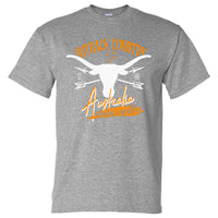Outback Country Australia T-Shirt (Marle Grey, Regular and Big Sizes)