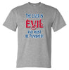 Liver is Evil & Must Be Punished T-Shirt (Grey, Regular and Big Sizes)