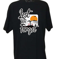 Lest We Forget Logo T-Shirt (Regular and Big Sizes)