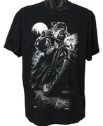 Bulldog Biker T-Shirt (Regular and Big Sizes)