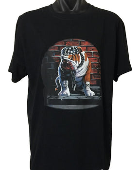 Tuff Bulldog T-Shirt (Black, Regular and Big Sizes)