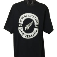 Sons of Aotearoa Silver Fern T-Shirt (Regular and Big Sizes)