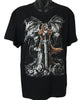 Gravestone Grim Reaper T-Shirt (Regular and Big Sizes)