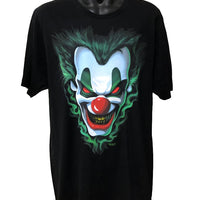 Evil Joker T-Shirt (Black, Regular and Big Sizes)