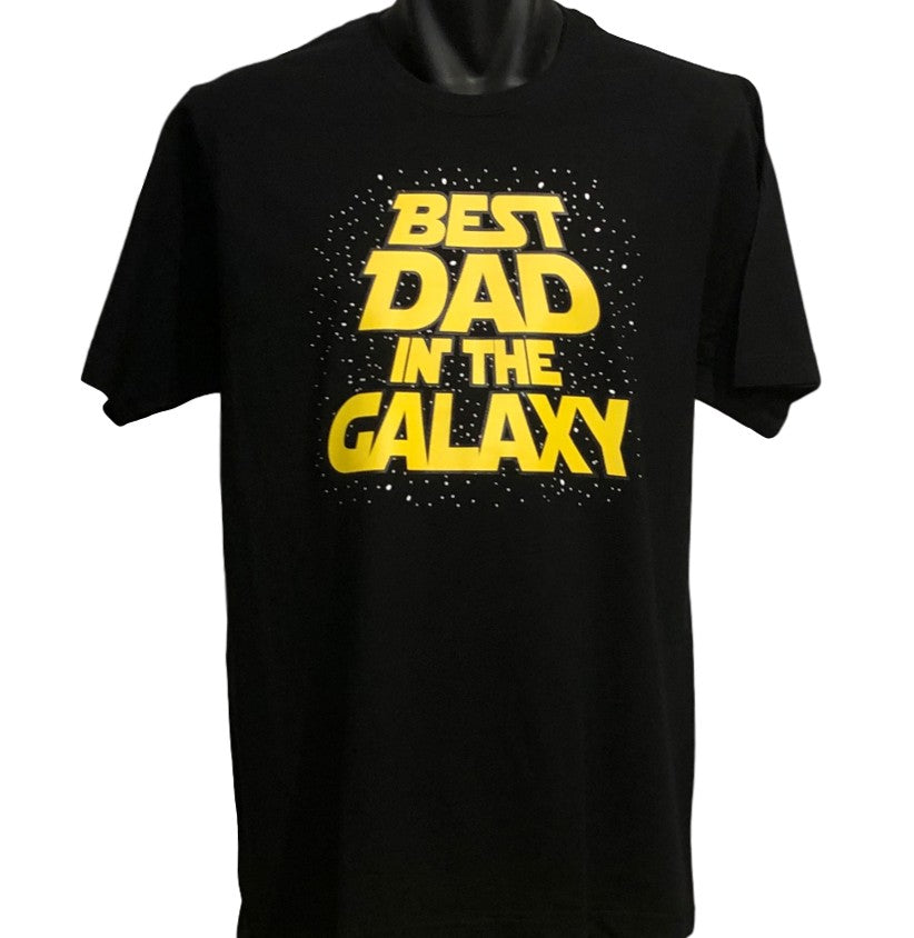Best Dad in the Galaxy T-Shirt (Black)