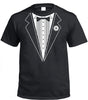 Classic Tuxedo T-Shirt (Black, Regular and Big Mens Sizes)