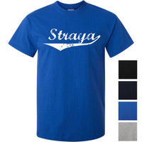 Straya T-Shirt (Colour Choices, White Print)