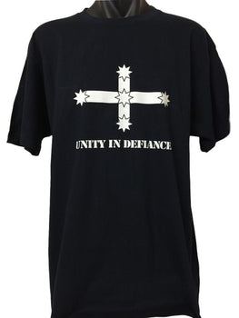 Eureka Flag - Unity in Defiance T-Shirt (Navy Blue, Regular and Big Sizes)