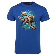Turtle Kingdom T-Shirt (Royal Blue, Regular and Big Sizes)