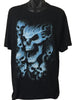 Blue Skulls T-Shirt (Regular and Big Sizes)