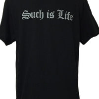 Such is Life Old Text (Back Print in Grey)